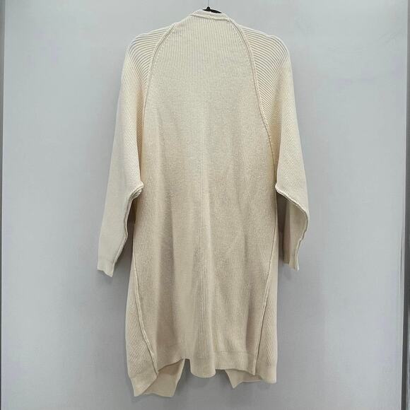 Free People Irreplaceable Cardigan Sweater Womens XS Ivory‎ Long Single Button - Picture 2 of 9
